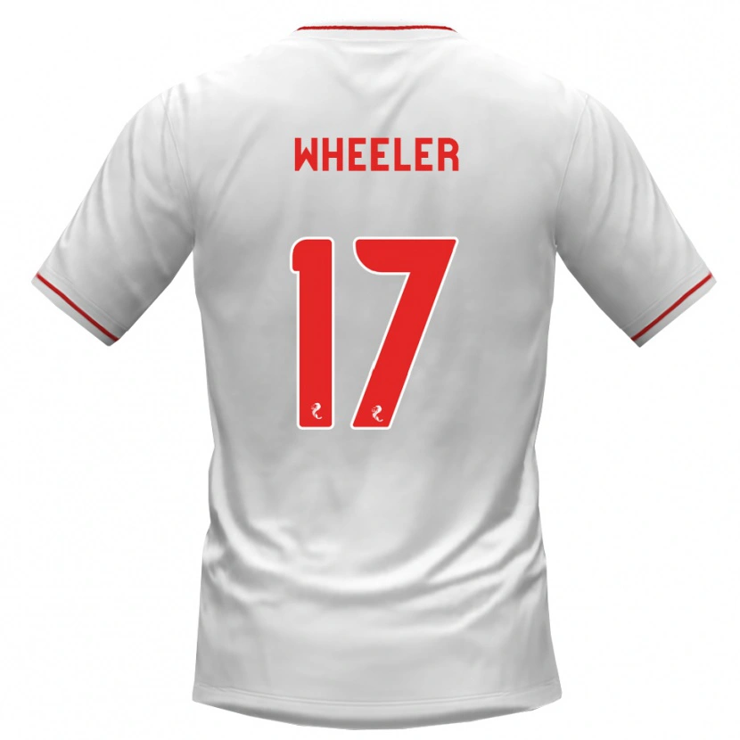 Danxen Kinder Jessica Wheeler #17 Weiß Rot Auswärtstrikot Trikot 2026/27 T-Shirt Österreich