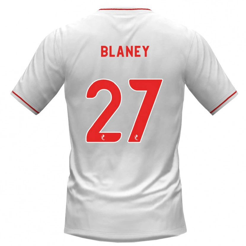 Danxen Kinder Shane Blaney #27 Weiß Rot Auswärtstrikot Trikot 2026/27 T-Shirt Österreich