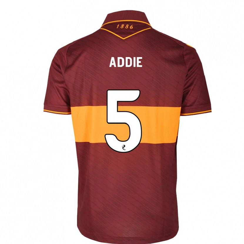 Danxen Kinder Jo Addie #5 Orange Maroon Auswärtstrikot Trikot 2026/27 T-Shirt Österreich
