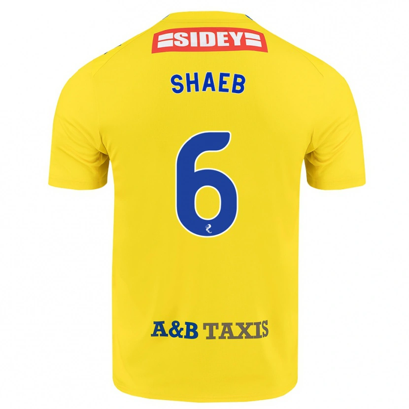 Danxen Kinder Adam Shaeb #6 Gelb Blau Schwarz Auswärtstrikot Trikot 2026/27 T-Shirt Österreich