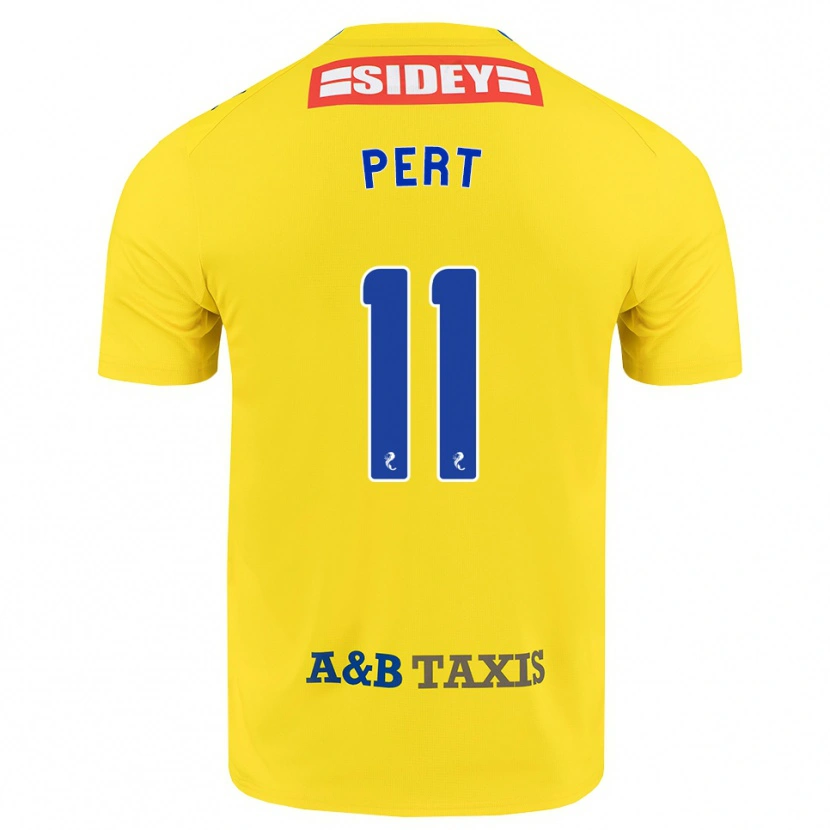 Danxen Kinder Bailey Pert #11 Gelb Blau Schwarz Auswärtstrikot Trikot 2026/27 T-Shirt Österreich