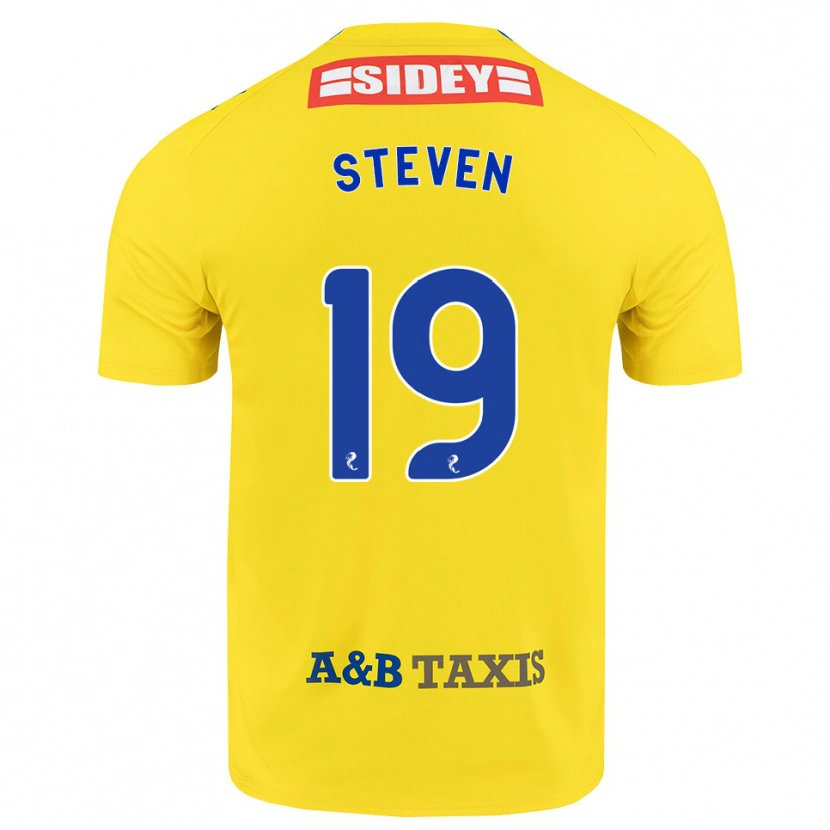 Danxen Kinder Taylor Steven #19 Gelb Blau Schwarz Auswärtstrikot Trikot 2026/27 T-Shirt Österreich