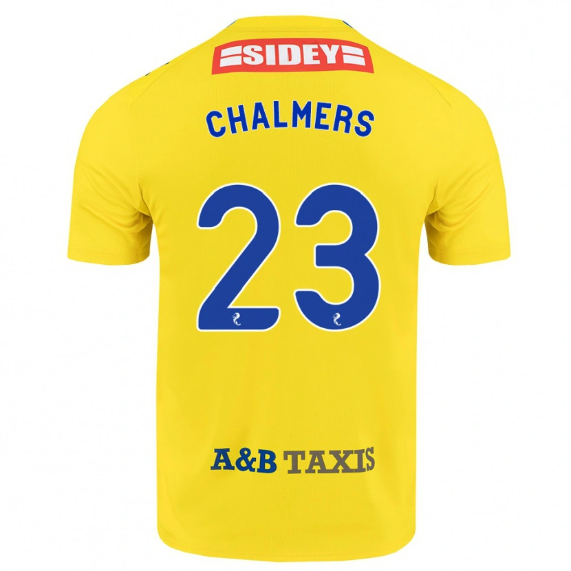 Danxen Kinder Logan Chalmers #23 Gelb Blau Schwarz Auswärtstrikot Trikot 2026/27 T-Shirt Österreich
