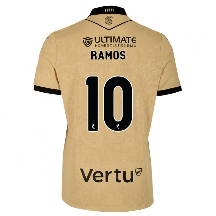 Danxen Kinder Samuel Ramos #10 Burlywood Schwarz Auswärtstrikot Trikot 2026/27 T-Shirt Österreich