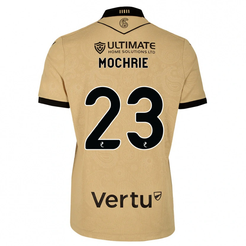 Danxen Kinder Chris Mochrie #23 Burlywood Schwarz Auswärtstrikot Trikot 2026/27 T-Shirt Österreich