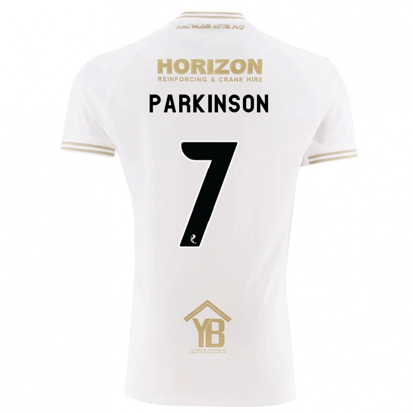 Danxen Kinder Ben Parkinson #7 Weizen Weiß Auswärtstrikot Trikot 2026/27 T-Shirt Österreich