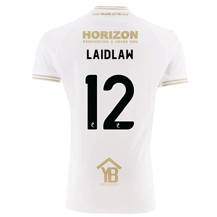 Danxen Kinder Ethan Laidlaw #12 Weizen Weiß Auswärtstrikot Trikot 2026/27 T-Shirt Österreich
