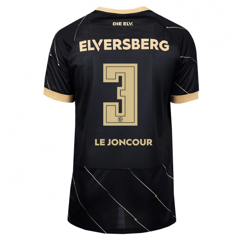 Danxen Kinder Florian Le Joncour #3 Schwarz Braun Auswärtstrikot Trikot 2026/27 T-Shirt Österreich