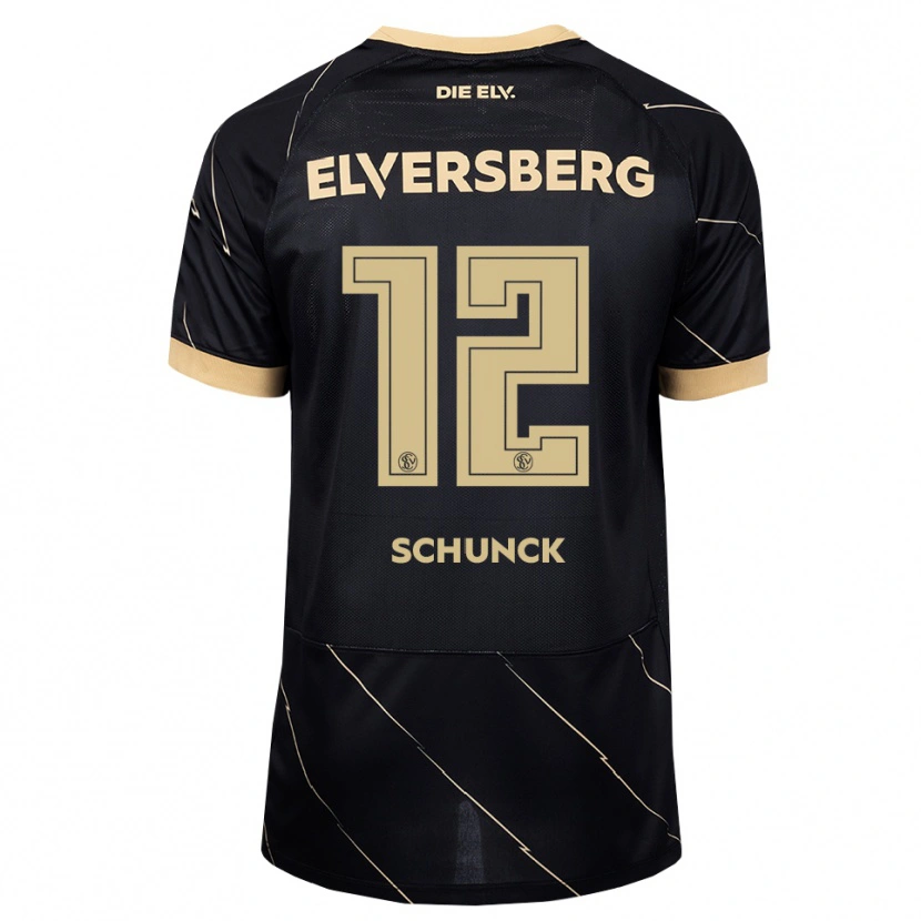 Danxen Kinder Jan Schunck #12 Schwarz Braun Auswärtstrikot Trikot 2026/27 T-Shirt Österreich