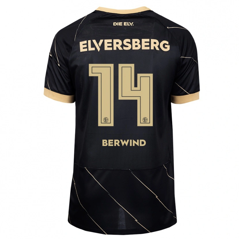 Danxen Kinder Lilli Berwind #14 Schwarz Braun Auswärtstrikot Trikot 2026/27 T-Shirt Österreich