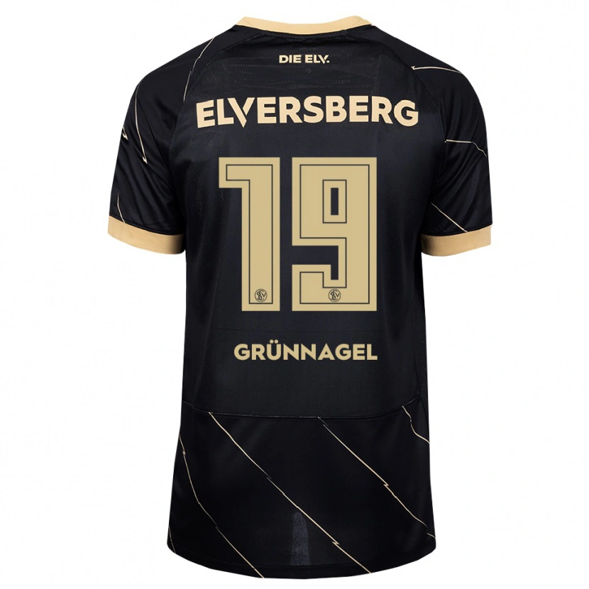 Danxen Kinder Lea Grünnagel #19 Schwarz Braun Auswärtstrikot Trikot 2026/27 T-Shirt Österreich