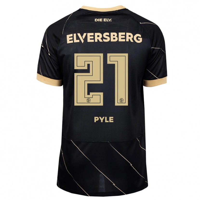 Danxen Kinder David Pyle #21 Schwarz Braun Auswärtstrikot Trikot 2026/27 T-Shirt Österreich