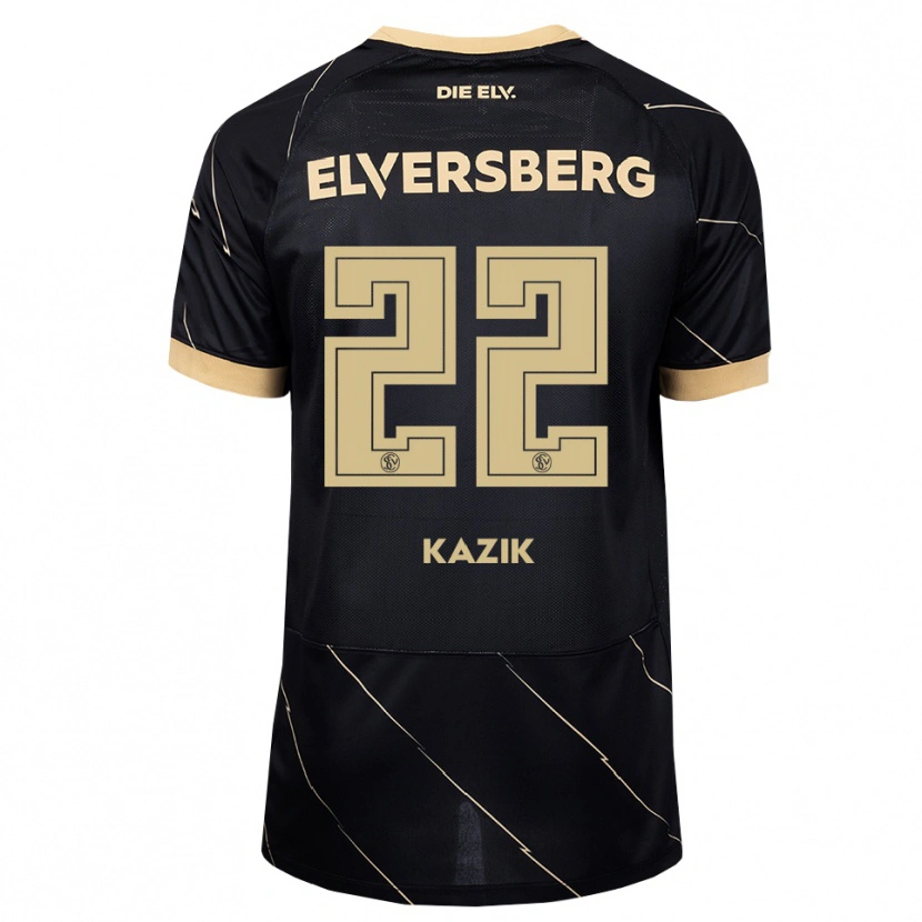Danxen Kinder Reber Kazik #22 Schwarz Braun Auswärtstrikot Trikot 2026/27 T-Shirt Österreich