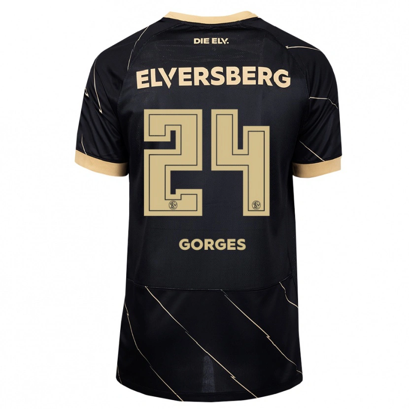 Danxen Kinder Nils Gorges #24 Schwarz Braun Auswärtstrikot Trikot 2026/27 T-Shirt Österreich