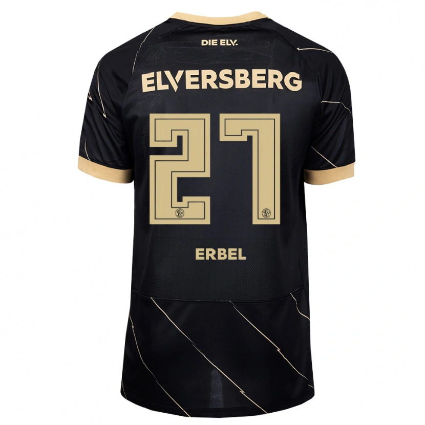 Danxen Kinder Felix Erbel #27 Schwarz Braun Auswärtstrikot Trikot 2026/27 T-Shirt Österreich