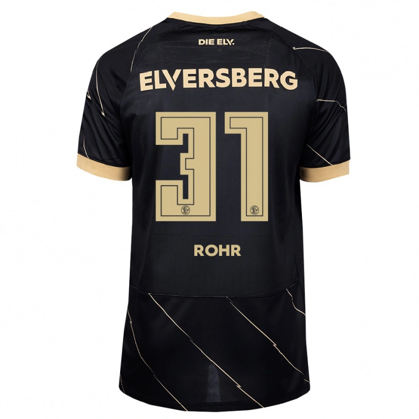 Danxen Kinder Maximilian Rohr #31 Schwarz Braun Auswärtstrikot Trikot 2026/27 T-Shirt Österreich