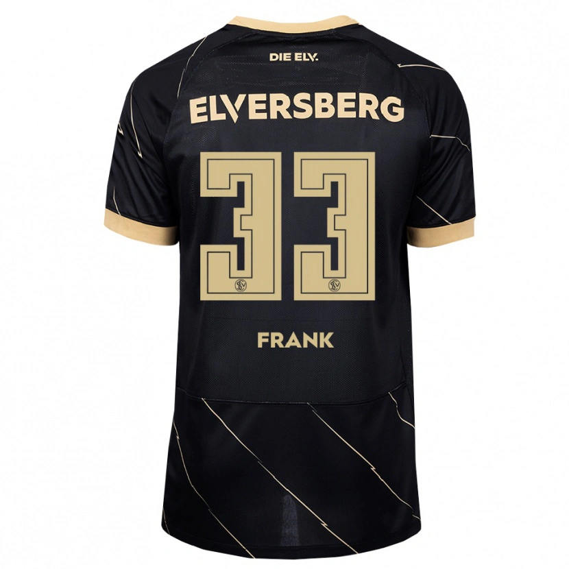 Danxen Kinder Ronja Frank #33 Schwarz Braun Auswärtstrikot Trikot 2026/27 T-Shirt Österreich