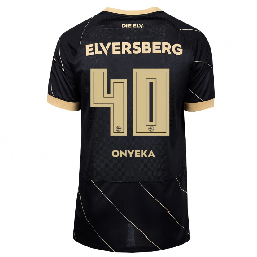 Danxen Kinder Francis Onyeka #40 Schwarz Braun Auswärtstrikot Trikot 2026/27 T-Shirt Österreich