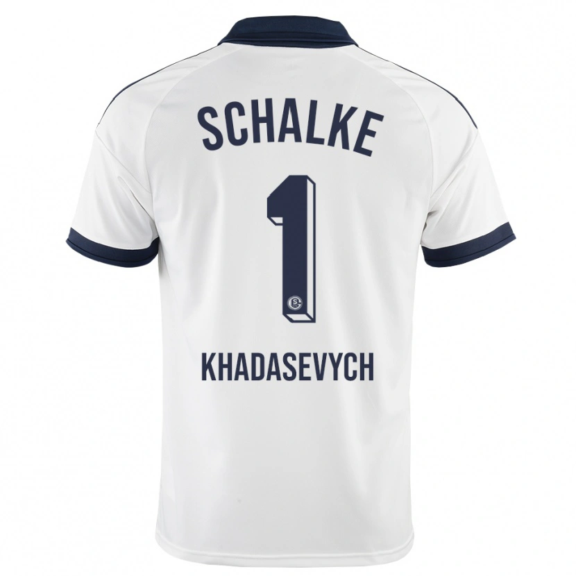 Danxen Kinder Kyrylo Khadasevych #1 Schwarz Weiß Auswärtstrikot Trikot 2026/27 T-Shirt Österreich