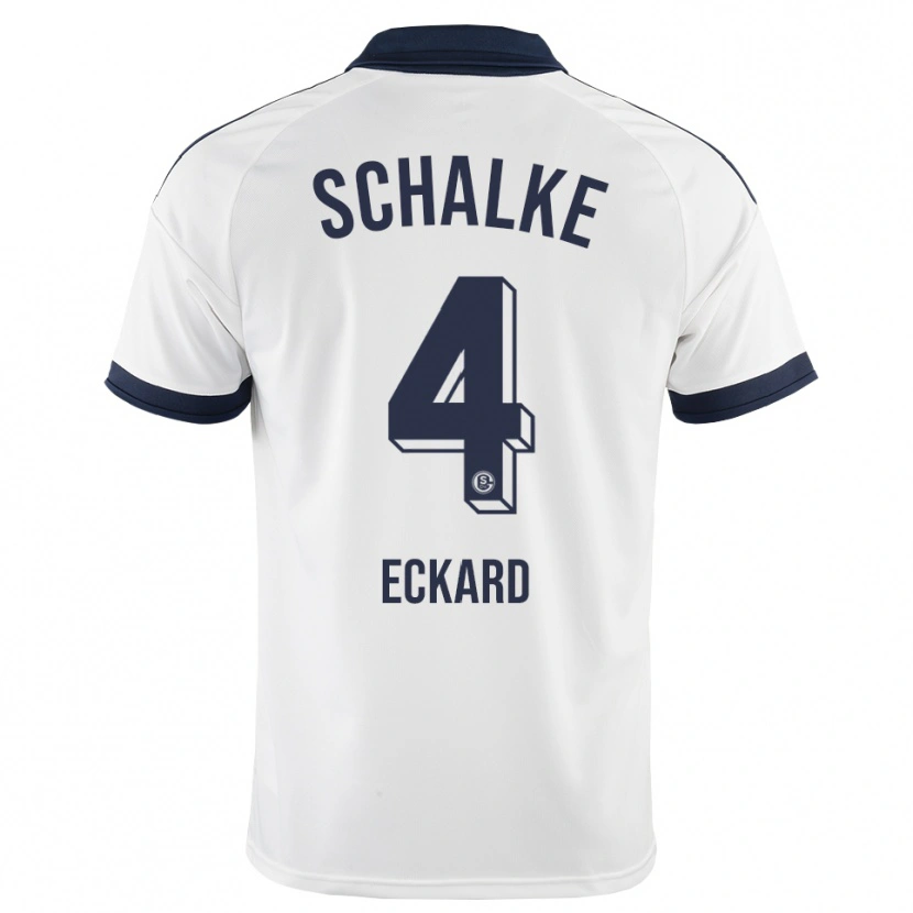 Danxen Kinder Jonas Eckard #4 Schwarz Weiß Auswärtstrikot Trikot 2026/27 T-Shirt Österreich