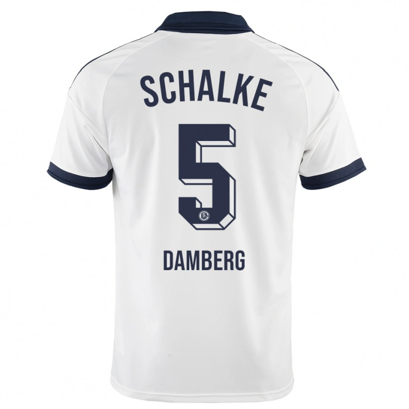 Danxen Kinder Niclas Damberg #5 Schwarz Weiß Auswärtstrikot Trikot 2026/27 T-Shirt Österreich