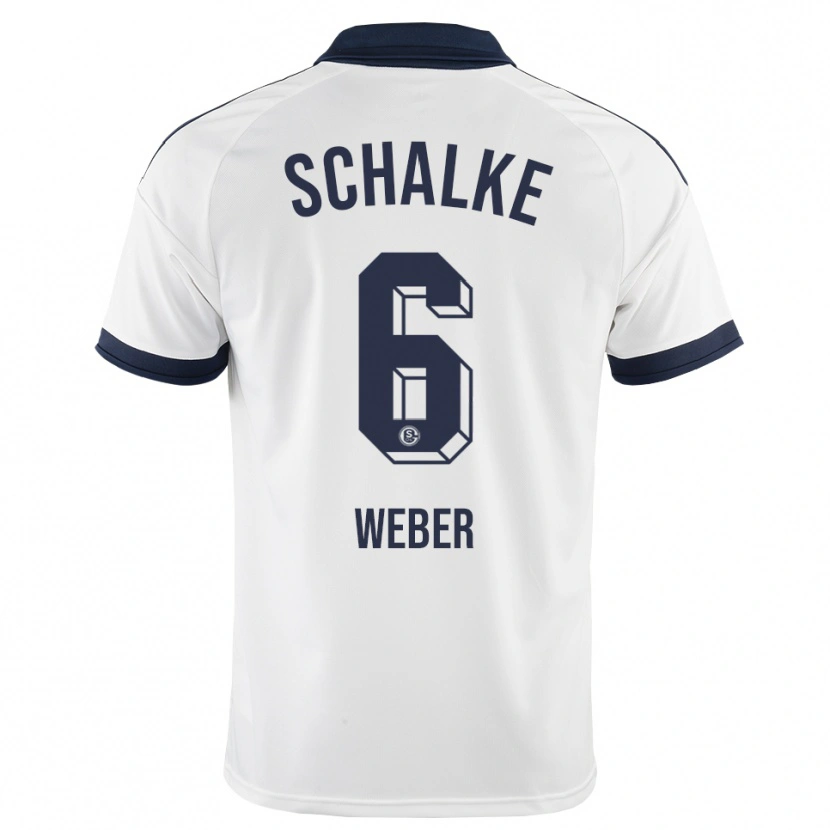 Danxen Kinder Ben Weber #6 Schwarz Weiß Auswärtstrikot Trikot 2026/27 T-Shirt Österreich