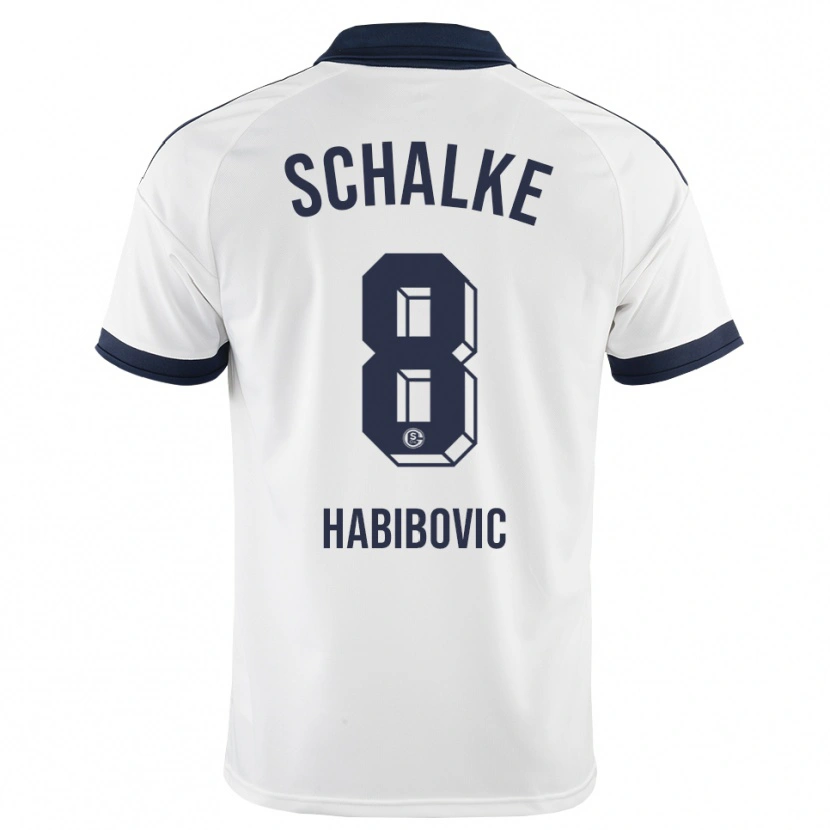 Danxen Kinder Edina Habibovic #8 Schwarz Weiß Auswärtstrikot Trikot 2026/27 T-Shirt Österreich