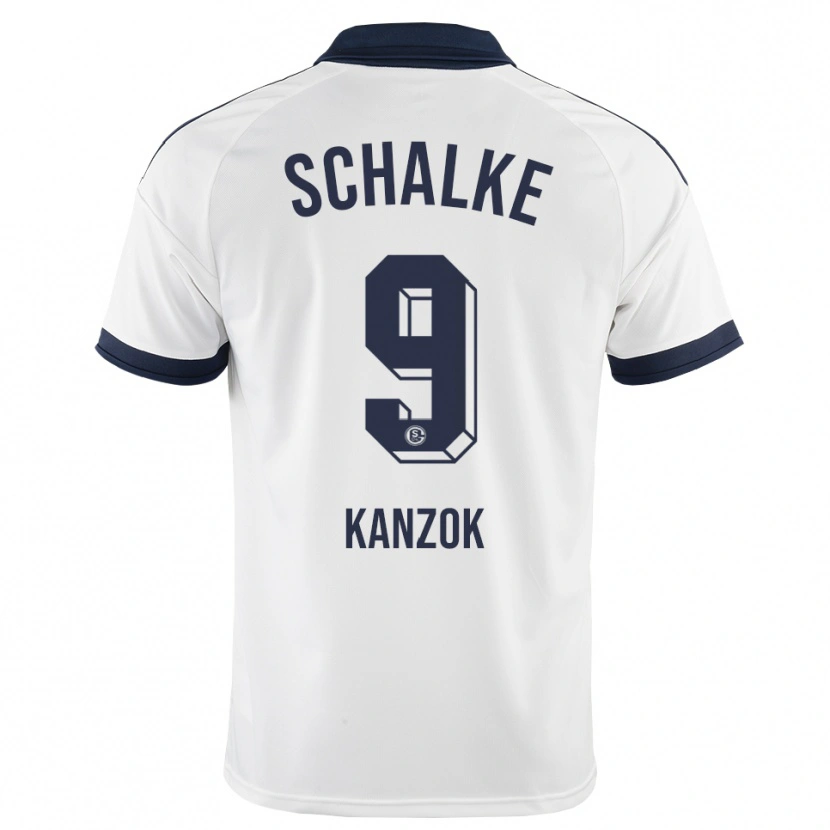 Danxen Kinder Philipp Kanzok #9 Schwarz Weiß Auswärtstrikot Trikot 2026/27 T-Shirt Österreich