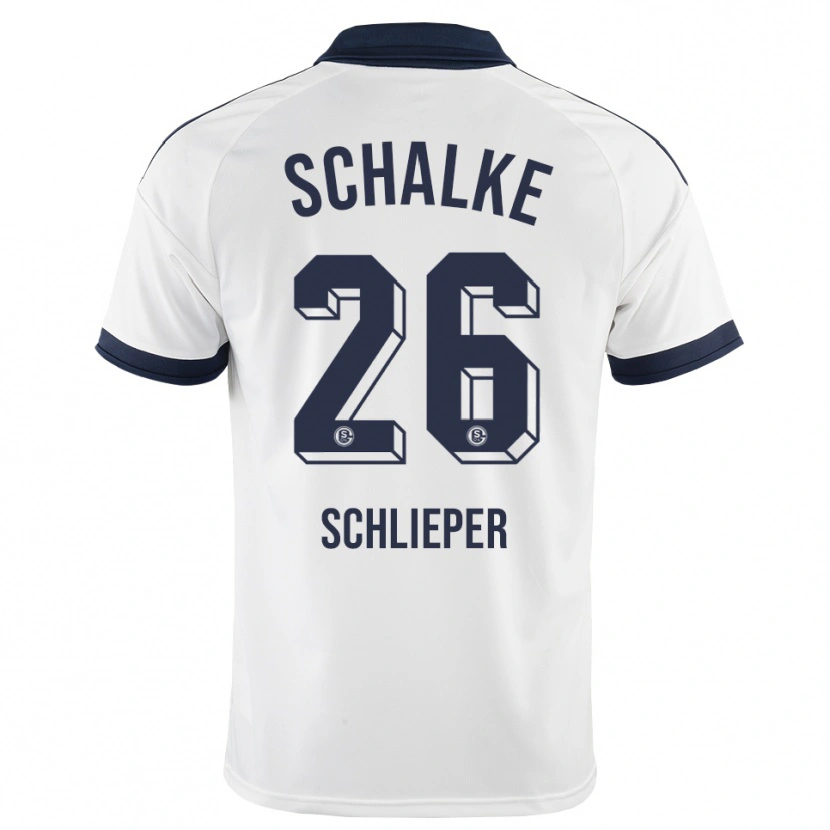 Danxen Kinder Ben Schlieper #26 Schwarz Weiß Auswärtstrikot Trikot 2026/27 T-Shirt Österreich
