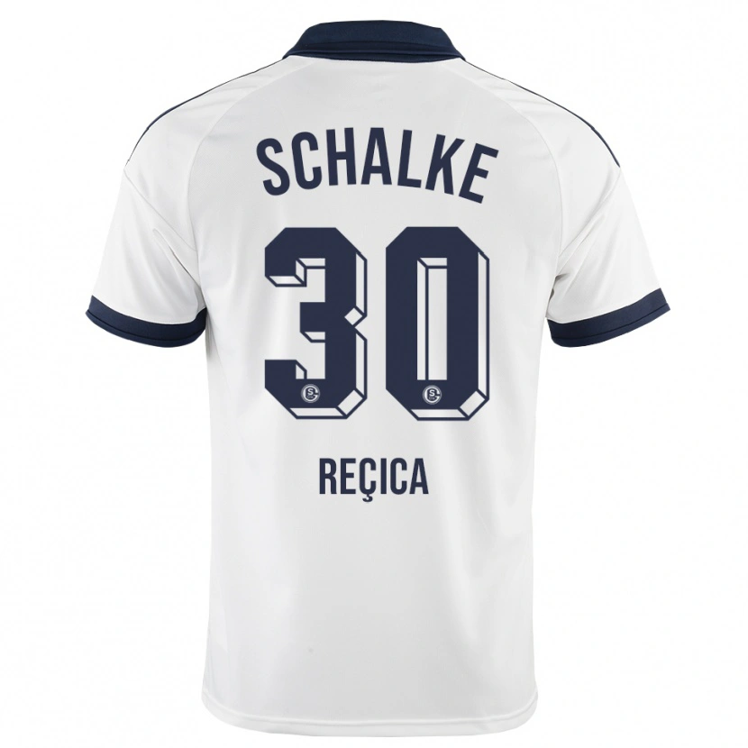 Danxen Kinder Besjana Reçica #30 Schwarz Weiß Auswärtstrikot Trikot 2026/27 T-Shirt Österreich