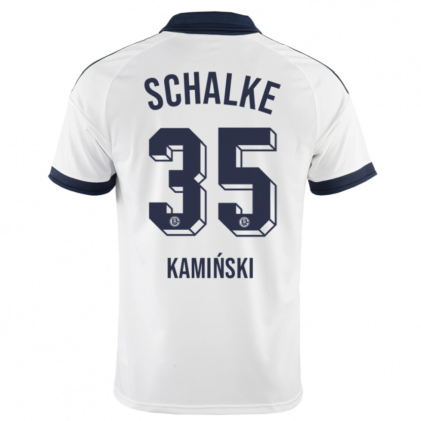Danxen Kinder Marcin Kaminski #35 Schwarz Weiß Auswärtstrikot Trikot 2026/27 T-Shirt Österreich