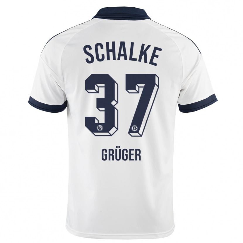 Danxen Kinder Max Grüger #37 Schwarz Weiß Auswärtstrikot Trikot 2026/27 T-Shirt Österreich
