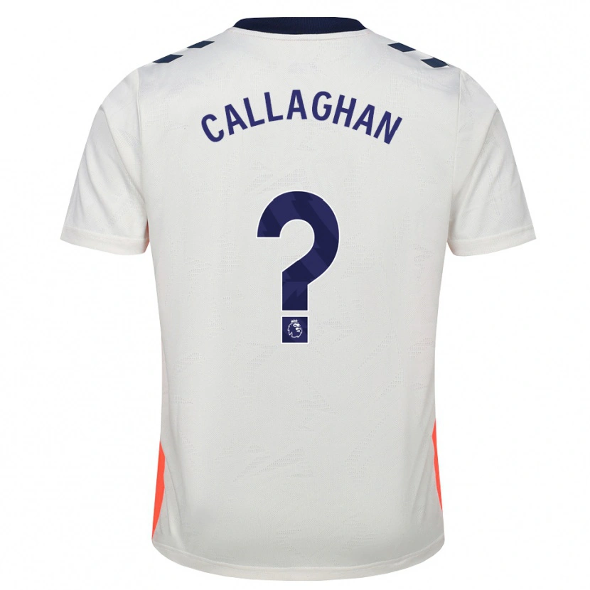 Danxen Kinder Charlie Callaghan #0 Weiß Orange Königsblau Auswärtstrikot Trikot 2026/27 T-Shirt Österreich