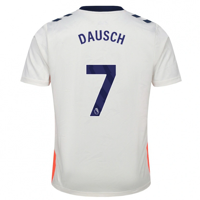Danxen Kinder Aidan Dausch #7 Weiß Orange Königsblau Auswärtstrikot Trikot 2026/27 T-Shirt Österreich