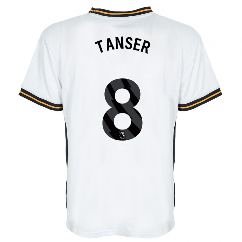 Danxen Kinder Ellie Tanser #8 Weiß Orange Schwarz Auswärtstrikot Trikot 2026/27 T-Shirt Österreich