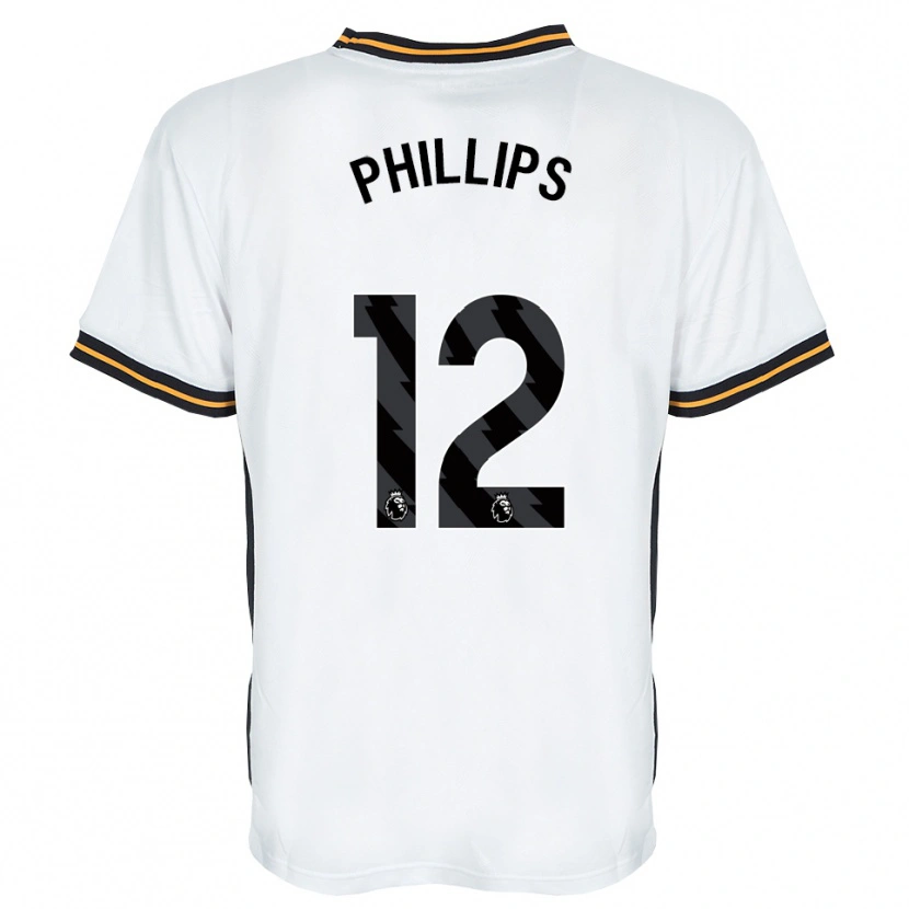 Danxen Kinder Dillon Phillips #12 Weiß Orange Schwarz Auswärtstrikot Trikot 2026/27 T-Shirt Österreich
