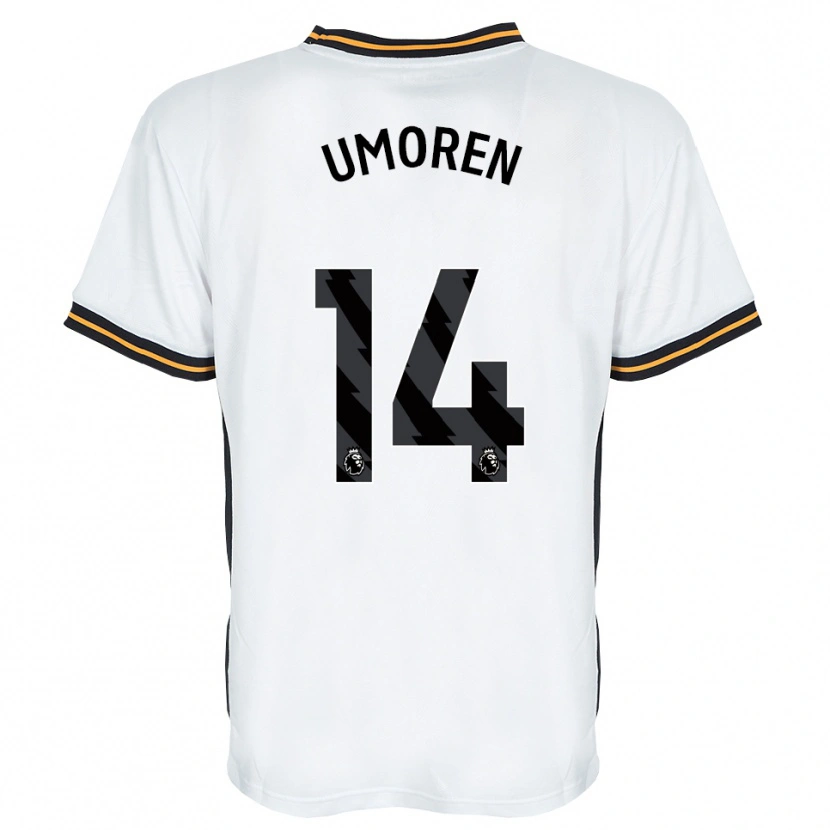 Danxen Kinder Ekemini Umoren #14 Weiß Orange Schwarz Auswärtstrikot Trikot 2026/27 T-Shirt Österreich