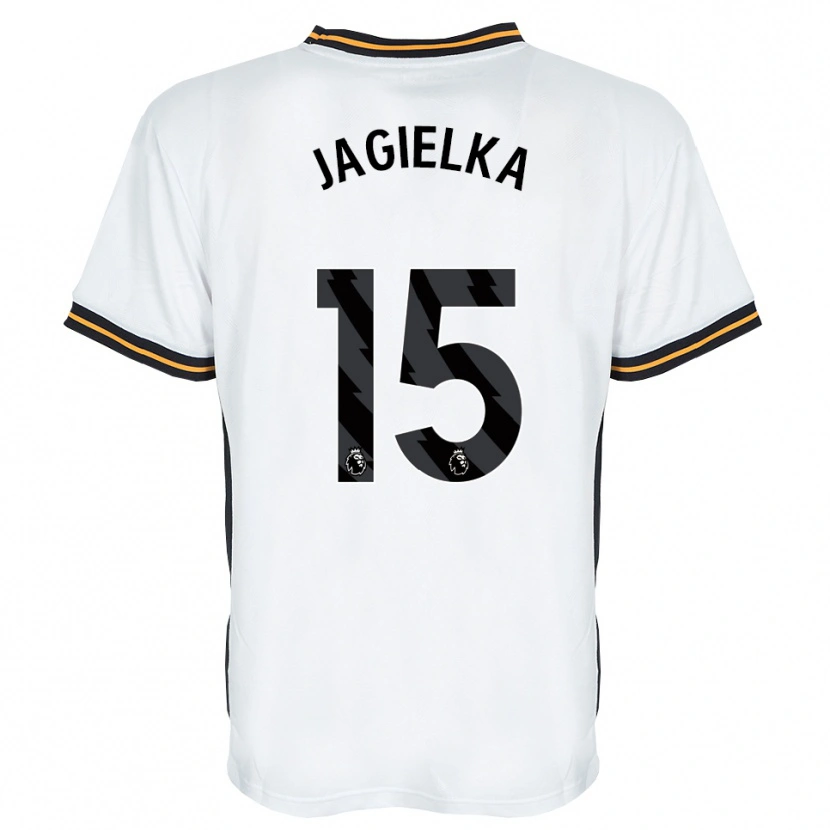 Danxen Kinder Zac Jagielka #15 Weiß Orange Schwarz Auswärtstrikot Trikot 2026/27 T-Shirt Österreich
