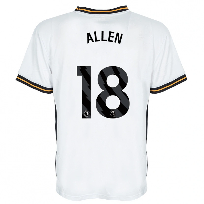 Danxen Kinder Aaliyah Allen #18 Weiß Orange Schwarz Auswärtstrikot Trikot 2026/27 T-Shirt Österreich