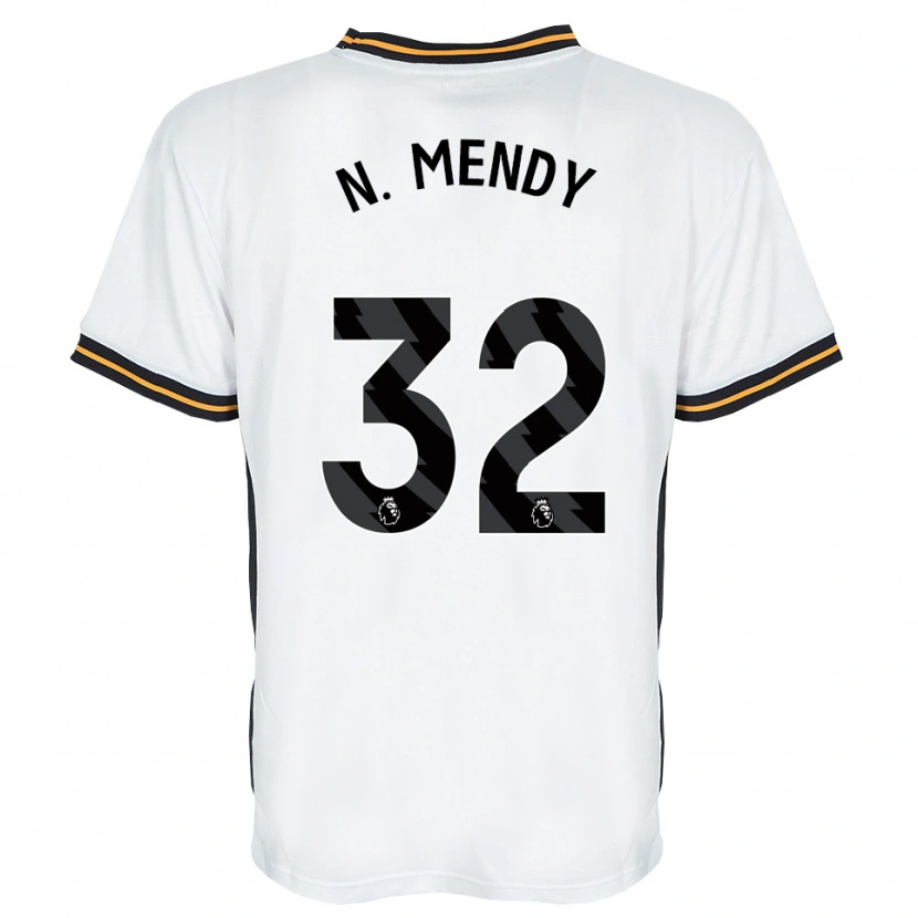 Danxen Kinder Nobel Mendy #32 Weiß Orange Schwarz Auswärtstrikot Trikot 2026/27 T-Shirt Österreich