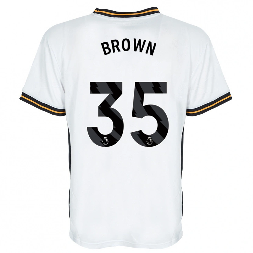 Danxen Kinder Pharrell Brown #35 Weiß Orange Schwarz Auswärtstrikot Trikot 2026/27 T-Shirt Österreich