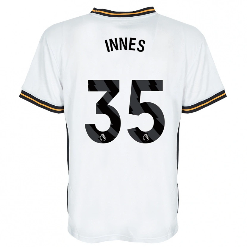 Danxen Kinder Emma Innes #35 Weiß Orange Schwarz Auswärtstrikot Trikot 2026/27 T-Shirt Österreich