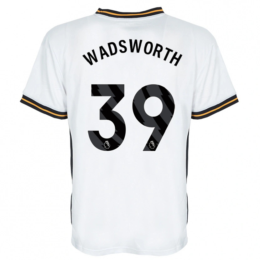 Danxen Kinder Noah Wadsworth #39 Weiß Orange Schwarz Auswärtstrikot Trikot 2026/27 T-Shirt Österreich