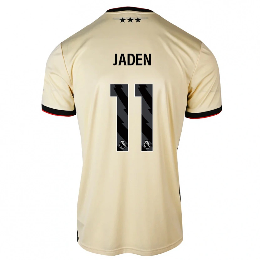 Danxen Kinder Jaden Philogene #11 Zitronen-Chiffon Schwarz Rot Auswärtstrikot Trikot 2026/27 T-Shirt Österreich