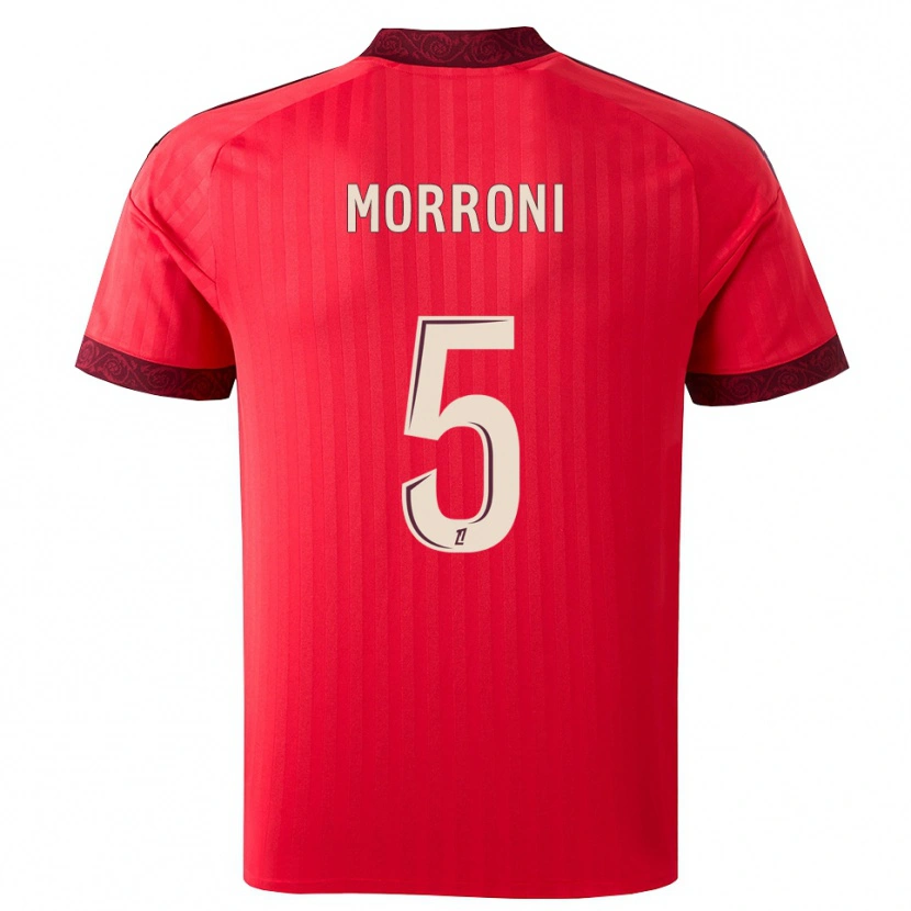 Danxen Kinder Perle Morroni #5 Burgund Rot Weiß Auswärtstrikot Trikot 2026/27 T-Shirt Österreich
