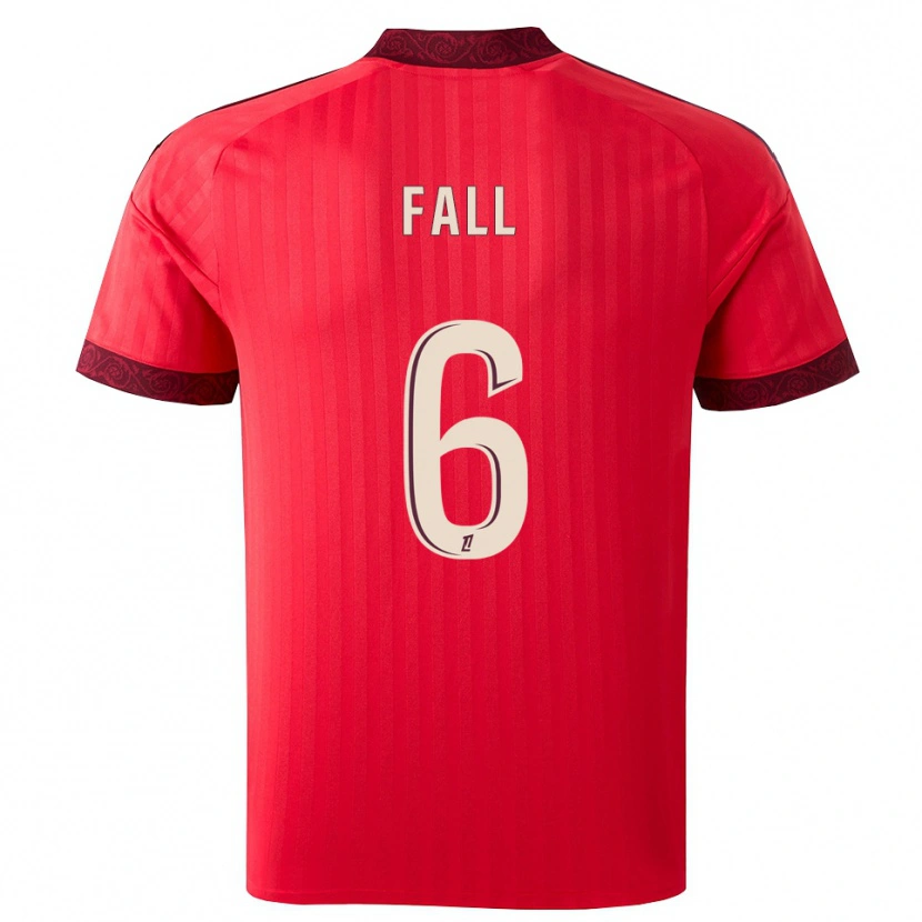 Danxen Kinder Fallou Fall #6 Burgund Rot Weiß Auswärtstrikot Trikot 2026/27 T-Shirt Österreich