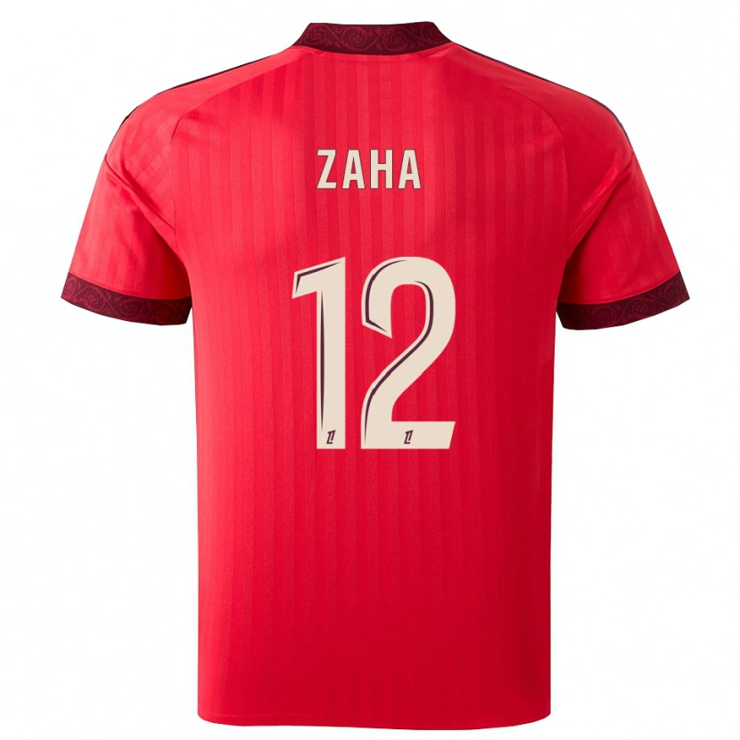 Danxen Kinder Wilfried Zaha #12 Burgund Rot Weiß Auswärtstrikot Trikot 2026/27 T-Shirt Österreich