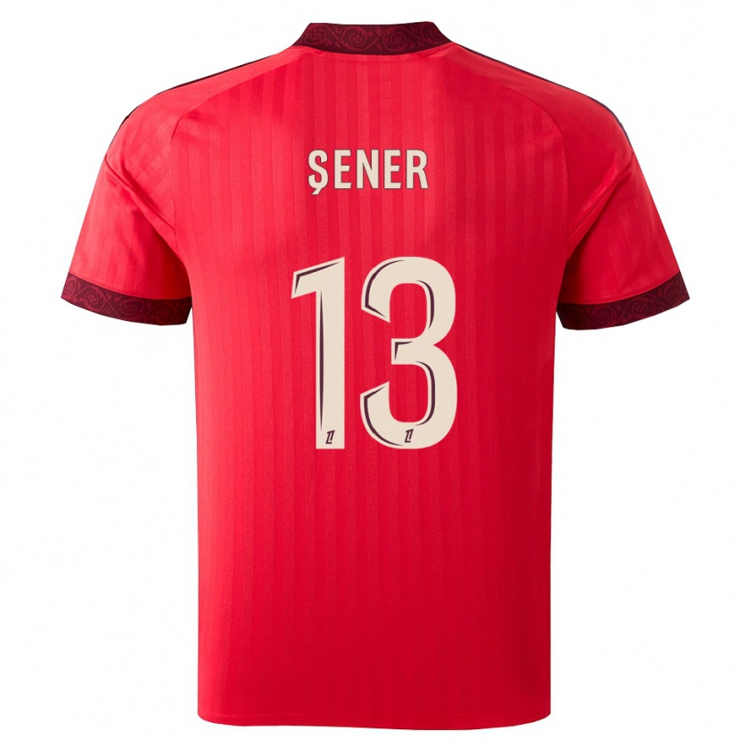 Danxen Kinder Haktan Şener #13 Burgund Rot Weiß Auswärtstrikot Trikot 2026/27 T-Shirt Österreich