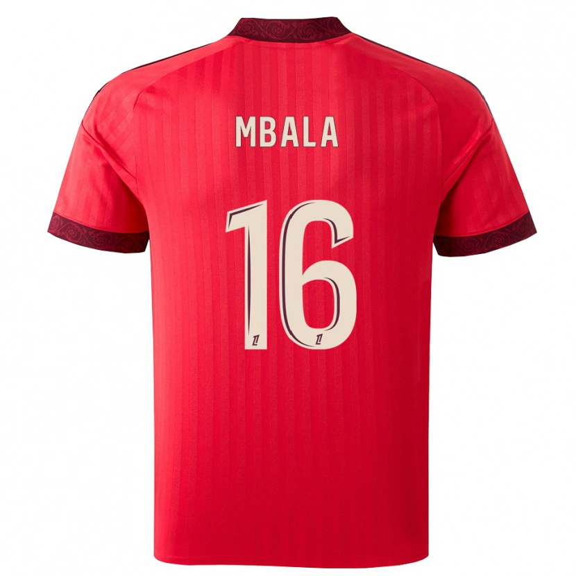 Danxen Kinder Joël Mbala #16 Burgund Rot Weiß Auswärtstrikot Trikot 2026/27 T-Shirt Österreich