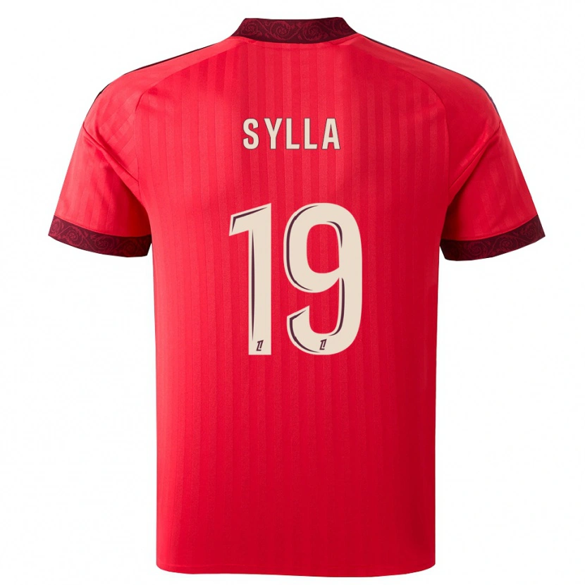 Danxen Kinder Kysha Sylla #19 Burgund Rot Weiß Auswärtstrikot Trikot 2026/27 T-Shirt Österreich